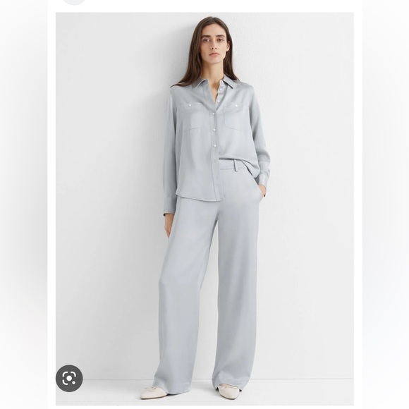 Club Monaco silky shirt and carpenter pants set - Picture 1 of 5